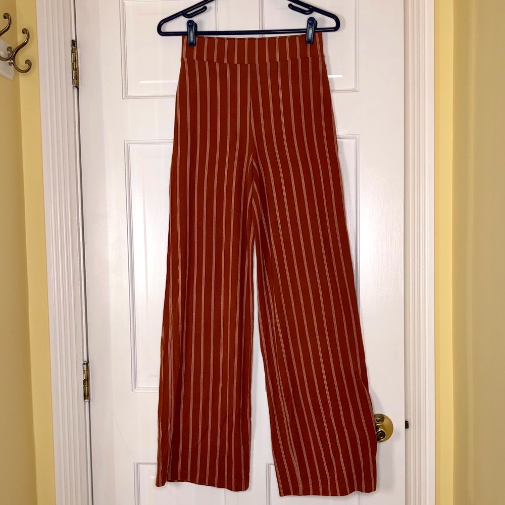 Forever 21 Striped Flowy Pants